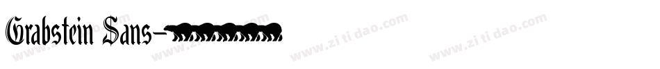 Grabstein Sans字体转换